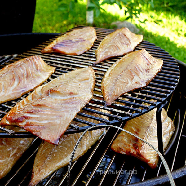 Подставка второго уровня для решетки SnS EasySpin для угольных грилей 57 см Подставка второго уровня для решетки Slow 'N Sear EasySpin