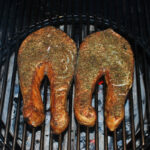 стейки из рыбы в приправе для морепродуктов барбекю Arefyev