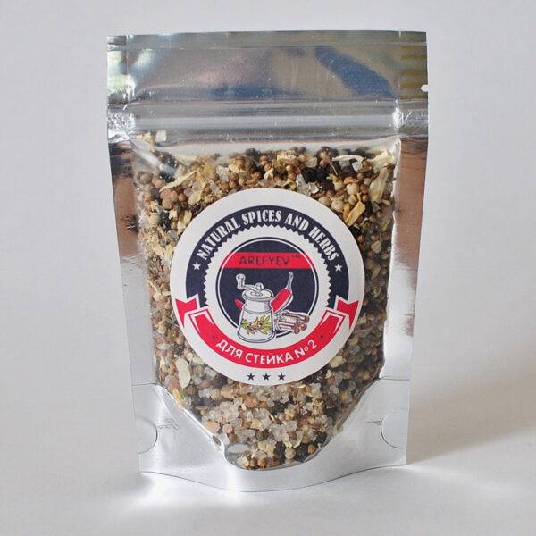 Пряная смесь для стейка № 1 Arefyev, пакет, 100 г Пряная смесь для стейка №2 Arefyev, пакет, 100 г