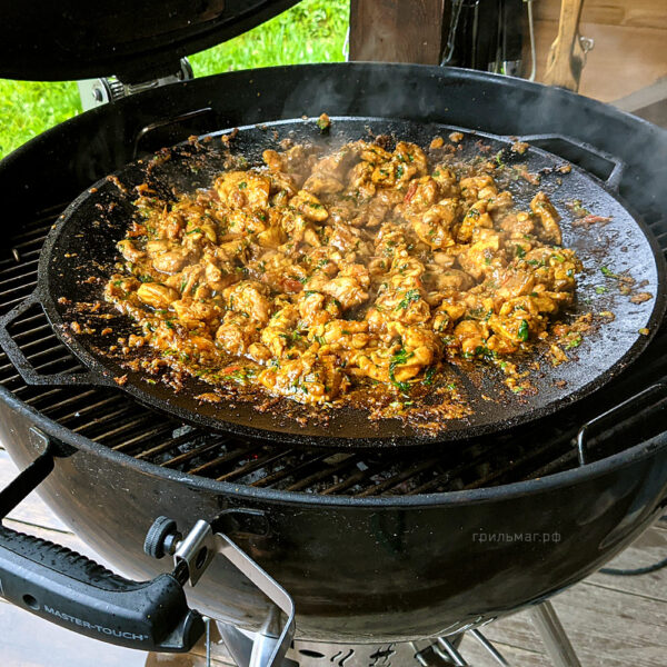 Сковорода садж чугунная литая, 43 см