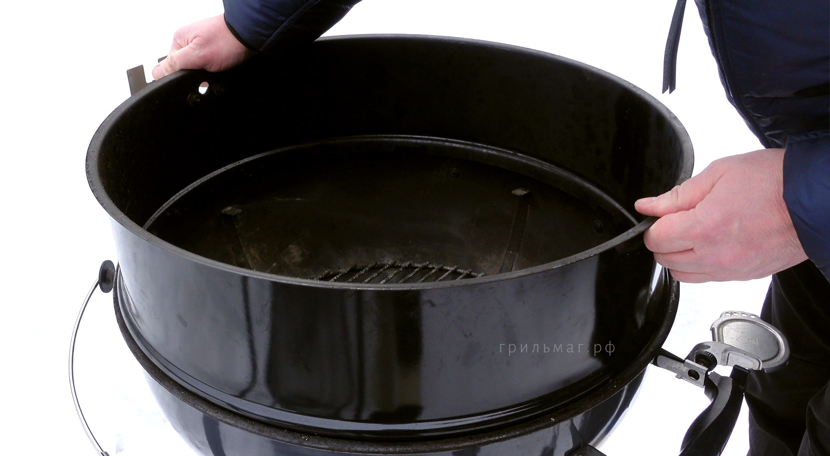 Подходит ли вертел Weber для гриля SnS Kettle 57 см устанавливаем вертел