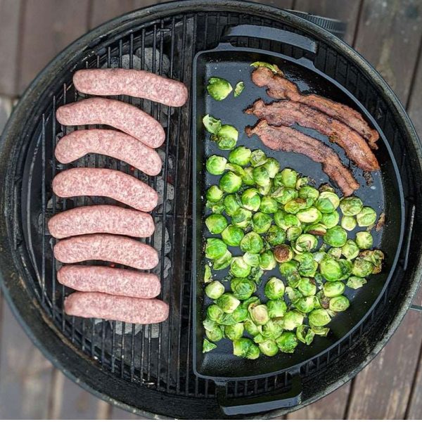 Чугунный поддон Drip ‘N Griddle Cast Iron для корзины SnS 57 см