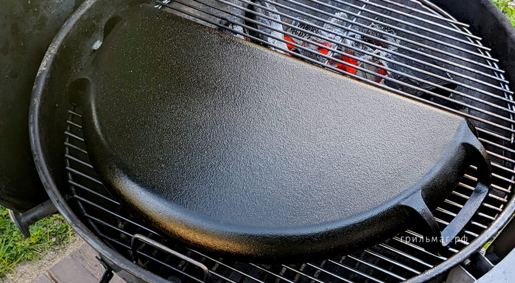 Как обжечь чугунный поддон SnS для гриля