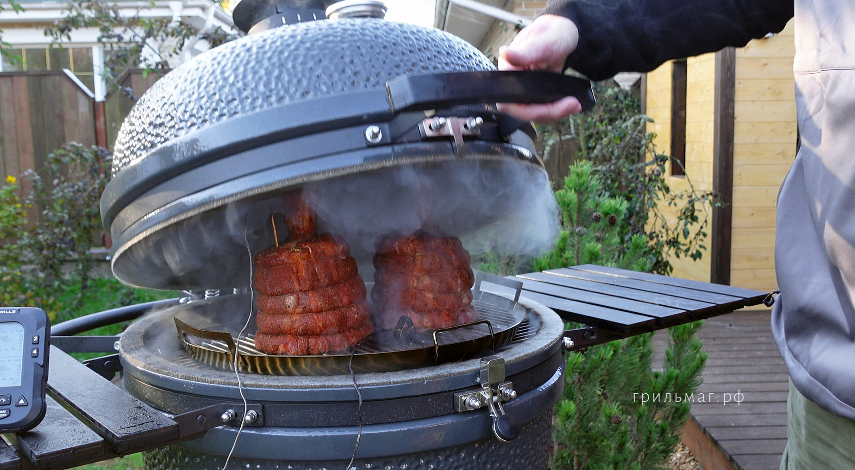 Как работает гриль SnS Kamado Как работает гриль SnS Kamado