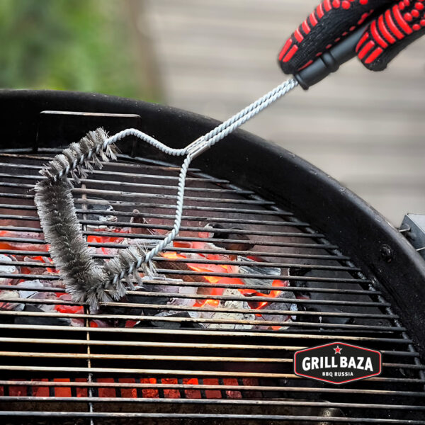 Щётка для гриля Grillbaza, короткая Щётка для гриля Grillbaza, короткая