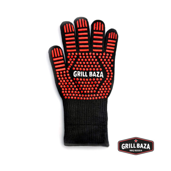 Перчатка для гриля Grillbaza, жаростойкая, 1 шт.