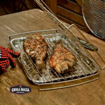 Сетка для жарки рыбы и овощей Grillbaza, нерж. Сетка для жарки рыбы и овощей Grillbaza, нерж. - Image 19