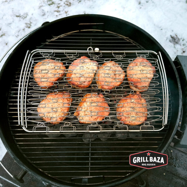 Сетка для жарки рыбы и овощей Grillbaza, нерж.