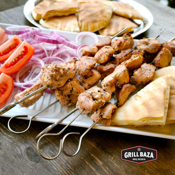 Набор для шашлыка Grillbaza, нерж. Набор для шашлыка Grillbaza, нерж.