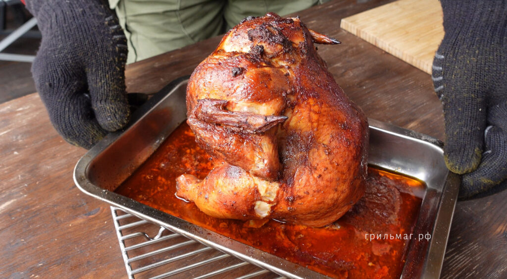 Гриль SnS Travel Kettle: лайфхак, как приготовить курицу целиком