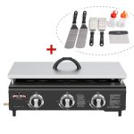 Газовый гриль флэт-топ Grillbaza FT-103 + набор инструментов